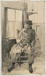 Volendam, 28. juli 1892 (grafit på papir)